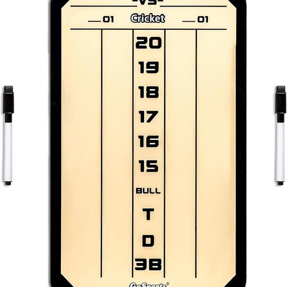 GoSports Dry Erase Dart Scoreboard - Cricket & 01 Game - Picture 1 of 4